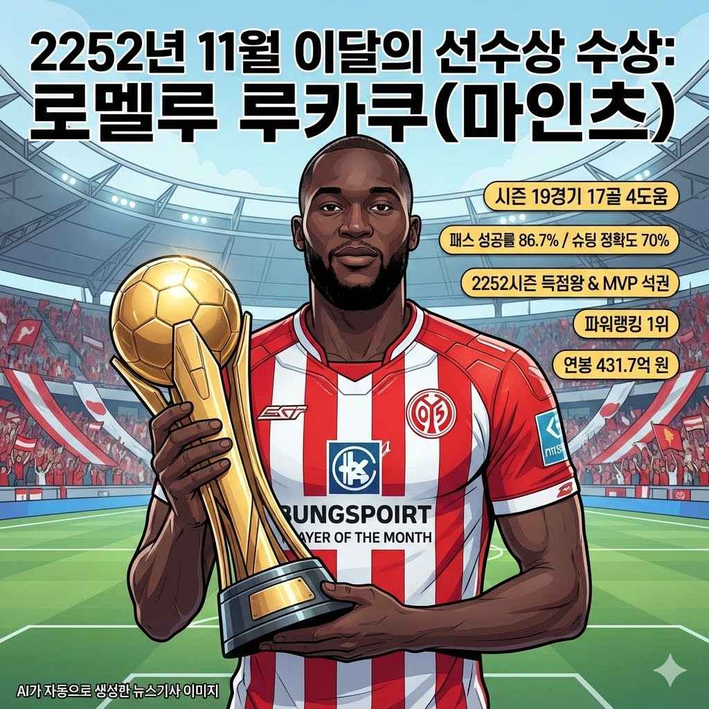 분데스리가 리그 2252-11월 이달의 선수상에 로멜루